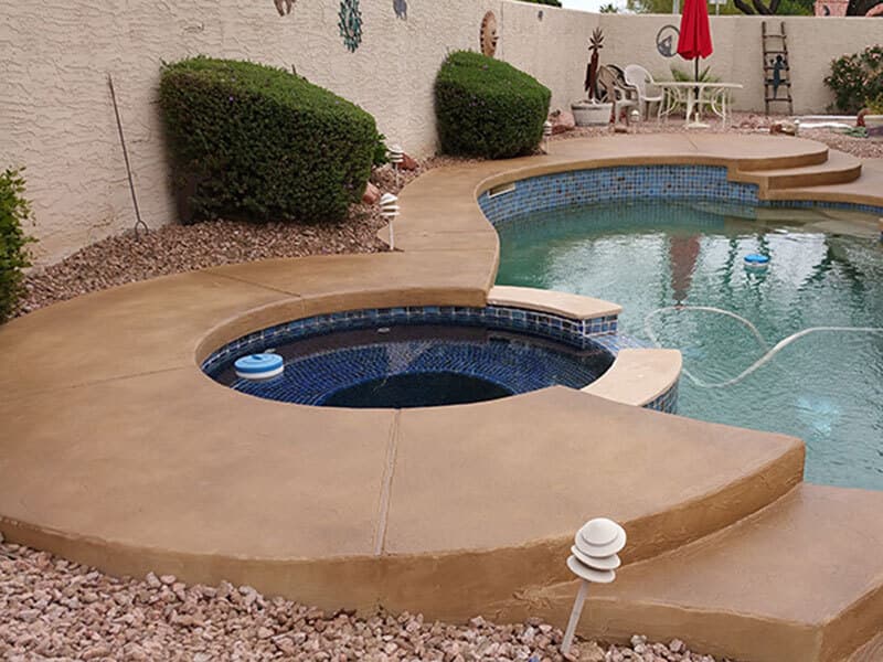 Pool deck project 8