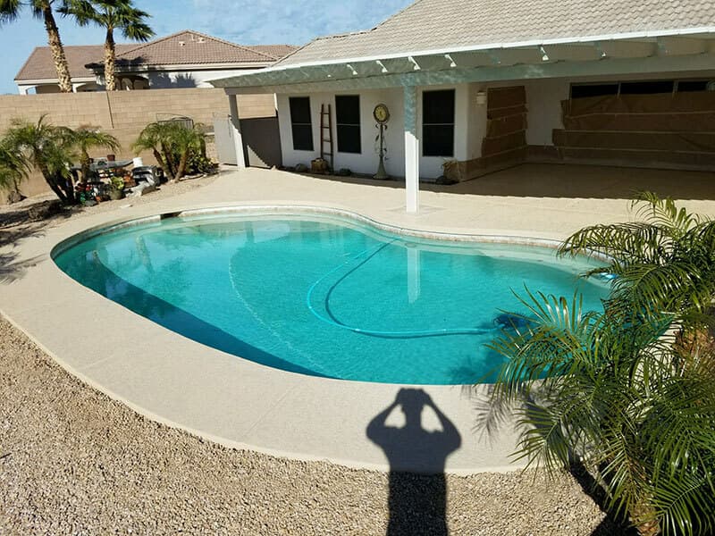 Pool deck project 9