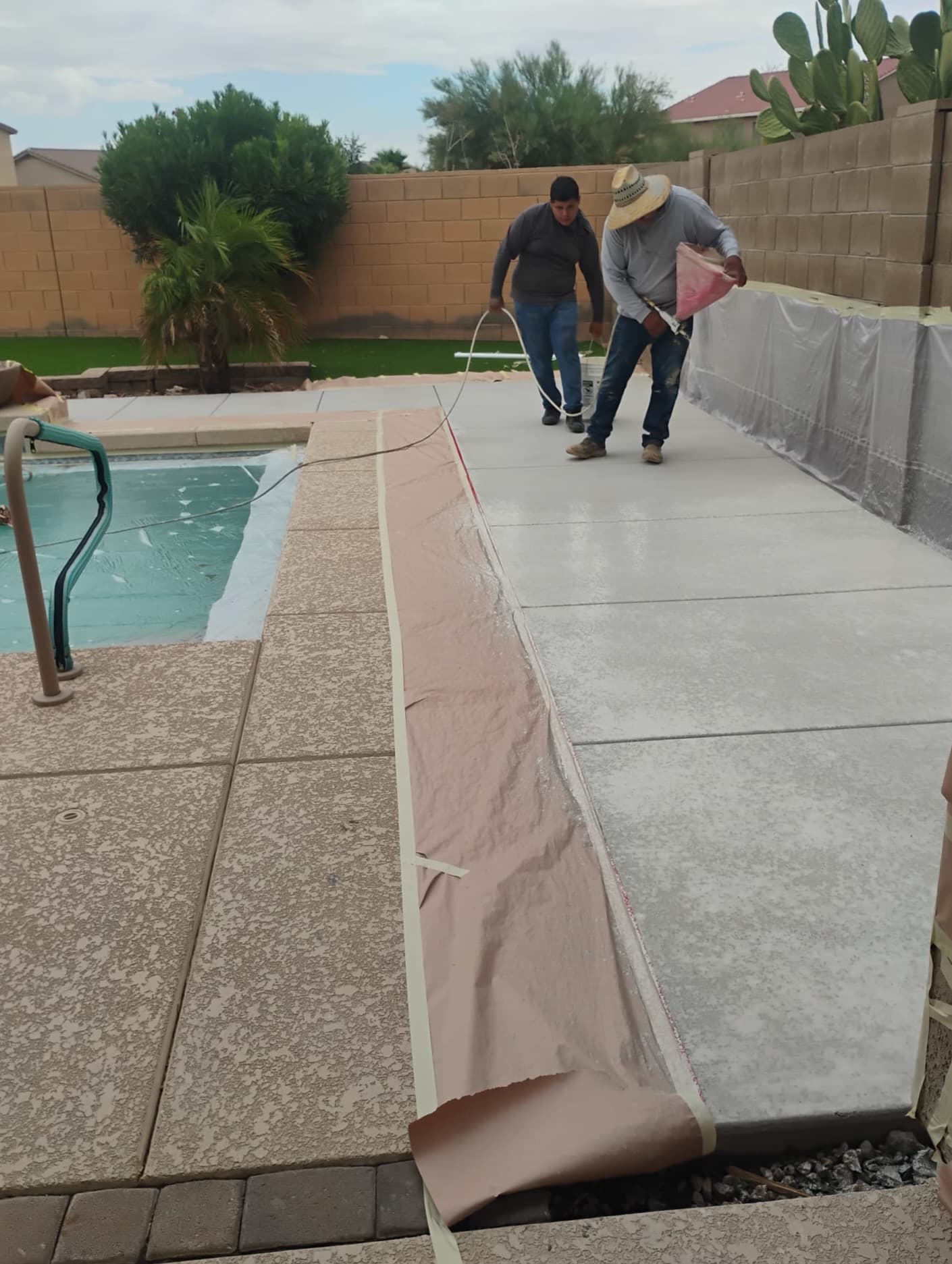 Altra Cool Deck pool deck restoration project